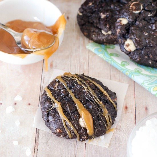 Dark Chocolate Guinness Cookies