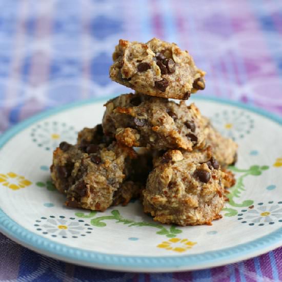 Chocolate Chip Banana Cookies