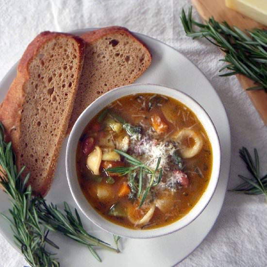 Rosemary Minestrone Soup