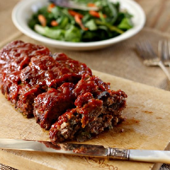 Meatloaf with Brown Sugar Glaze