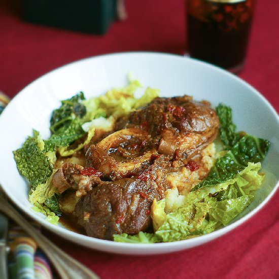 Ancho Coffee Braised Beef Shanks