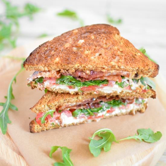 Burrata BLT with Spicy Mayo