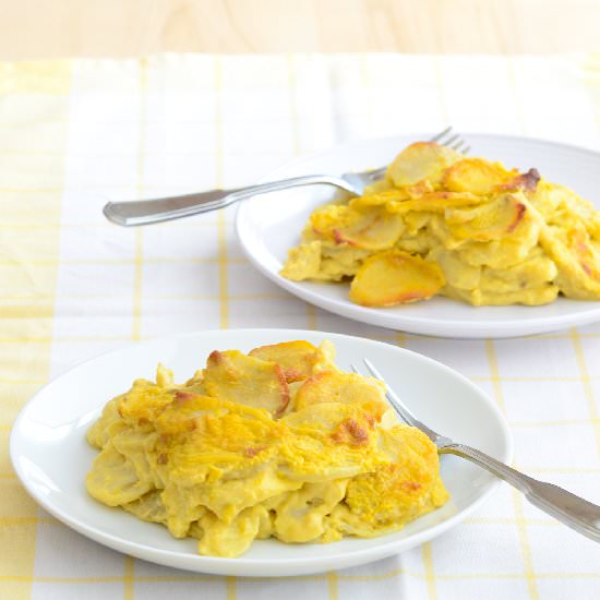 Skinny Scalloped Potatoes