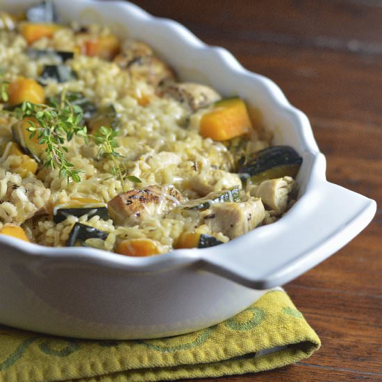 Baked Chicken Risotto