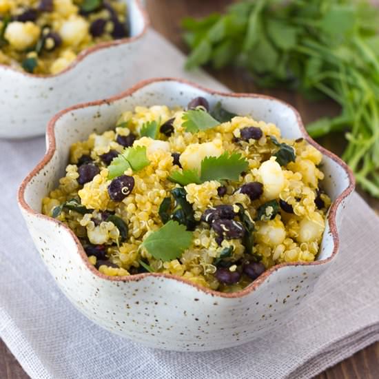 Quinoa Pilaf with Black Beans