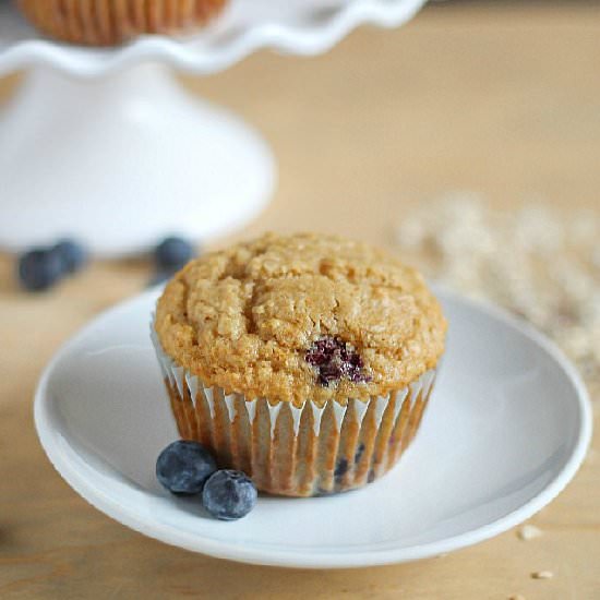 Blueberry Oatmeal Muffins