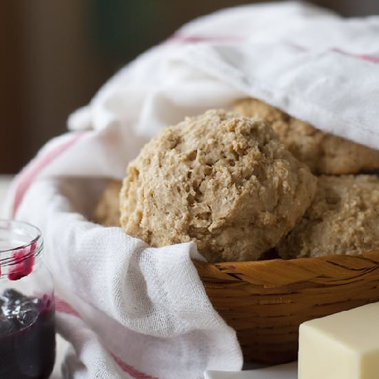 Whole Wheat Drop Biscuit