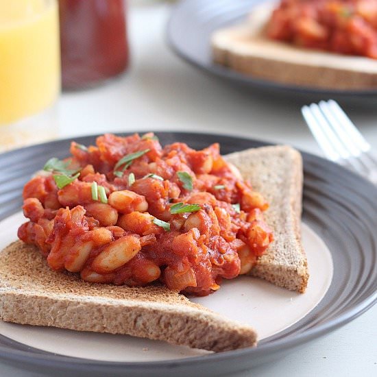 Homemade Vegetarian Baked Beans