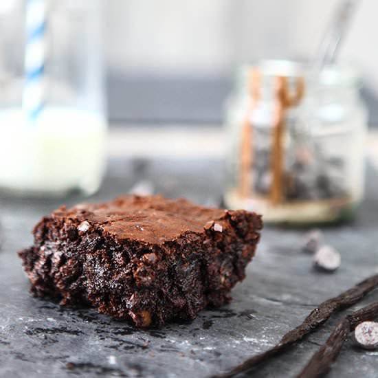 Double Chocolate Pecan Brownies
