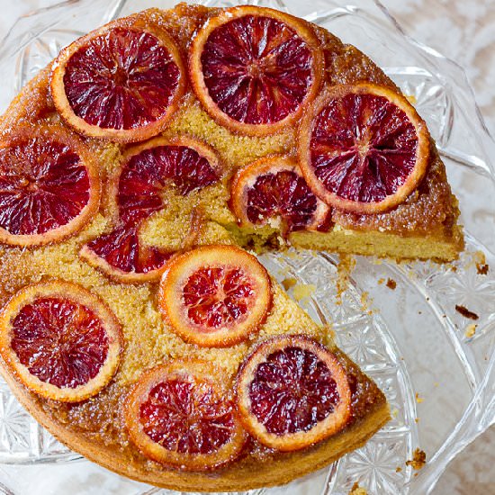 Blood Orange Upside Down Cake
