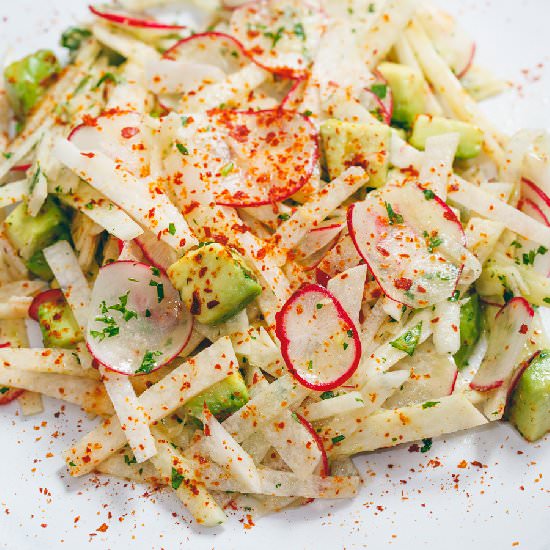 Jicama Salad Lime Vinaigrette