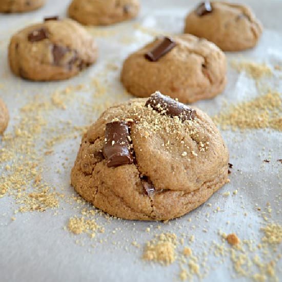 Graham Chocolate Chip Cookies