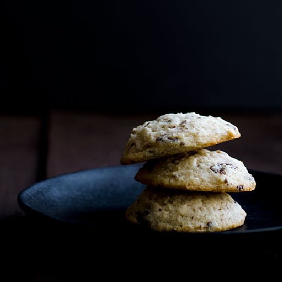 Dark Chocolate Rumchata Cookies