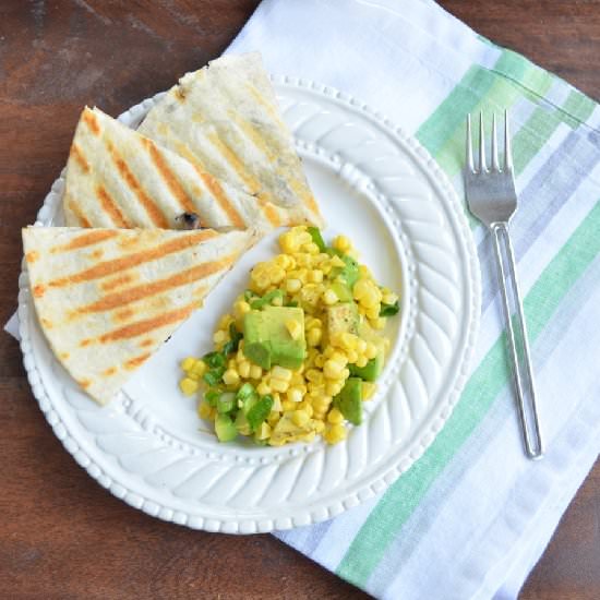 Grilled Portabella Quesadillas