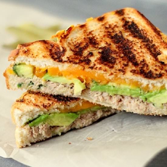 Grilled Tuna Avocado Melt