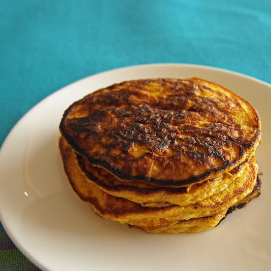 Savory Pumpkin Pancakes