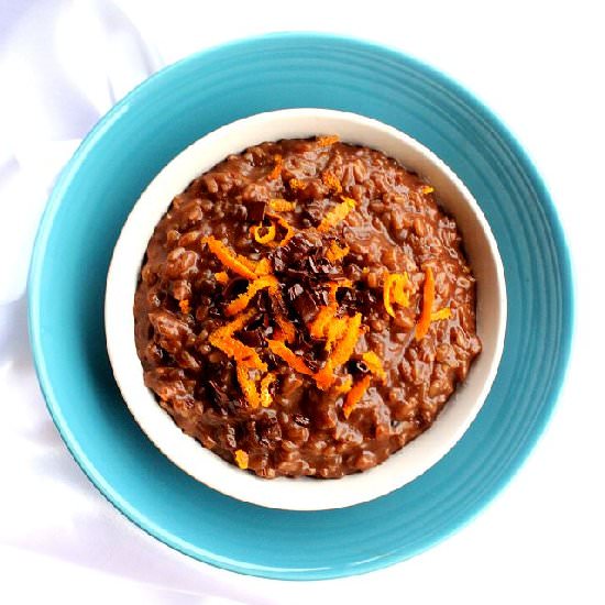Chocolate Rice Pudding