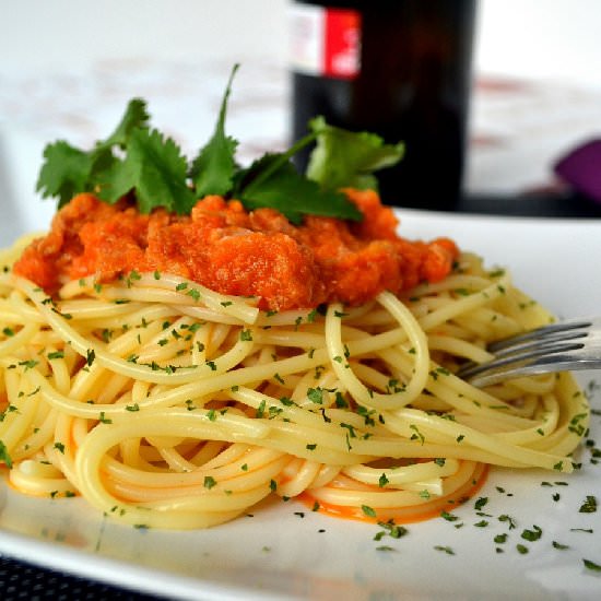 Pasta with Tuna and Tomato Sauce