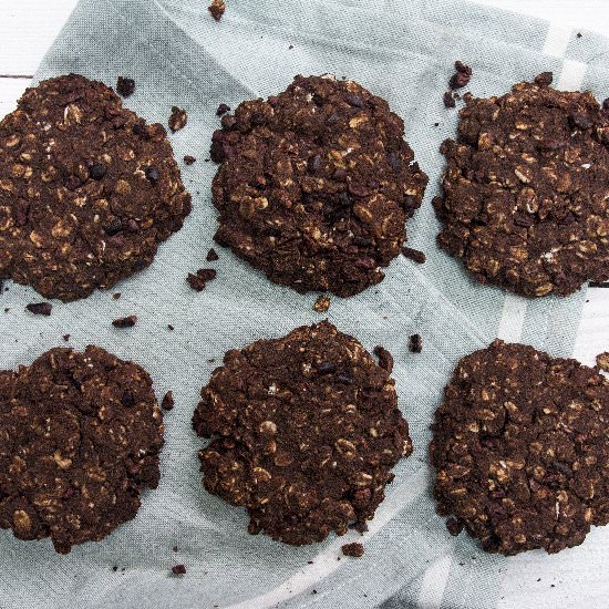 Chocolate Oat Cookies