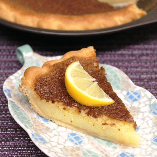 Meyer Lemon Chess Pie
