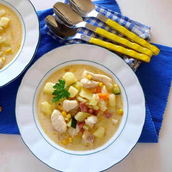 Mediterranean-New England Chowder