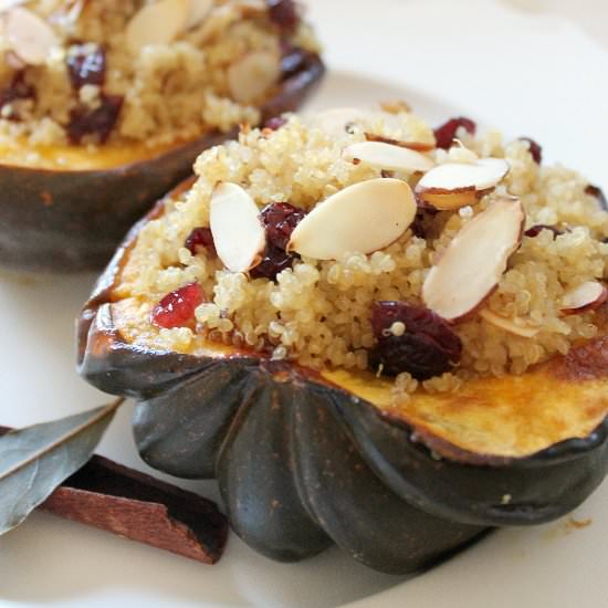 Acorn Squash with Spiced Quinoa