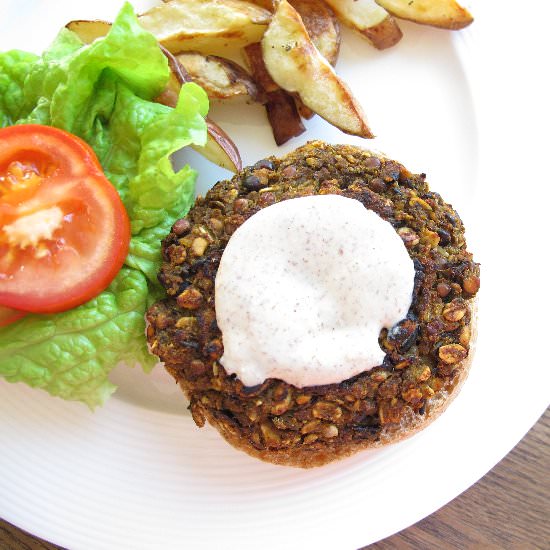 Vegan Veggie and Bean Burger