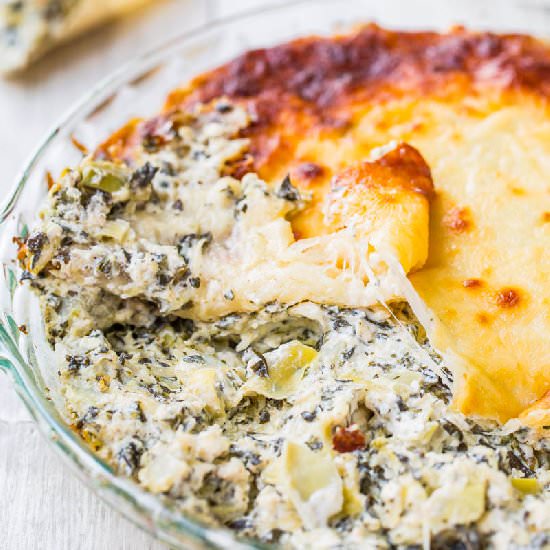Spinach, Artichoke & Mozzarella Dip