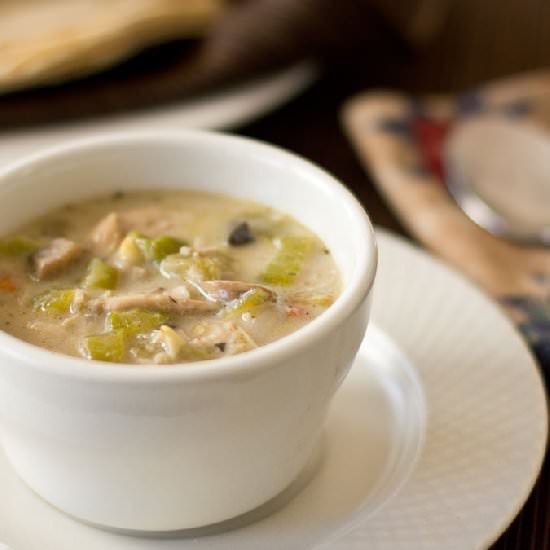Green Chile Chicken Soup