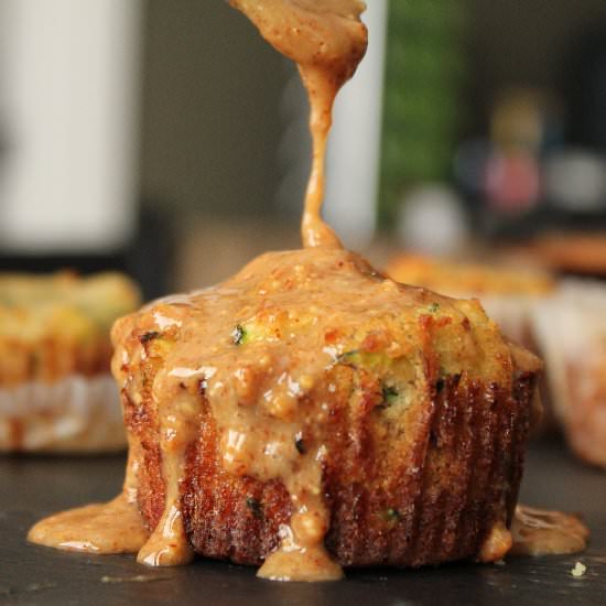 Zucchini Banana Muffins