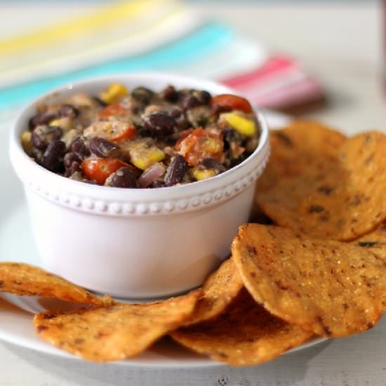 Hot Black Bean Dip