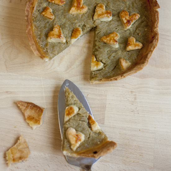 Rhubarb Valentines Tart