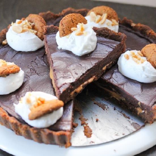 Chocolate and Peanut Butter Pie