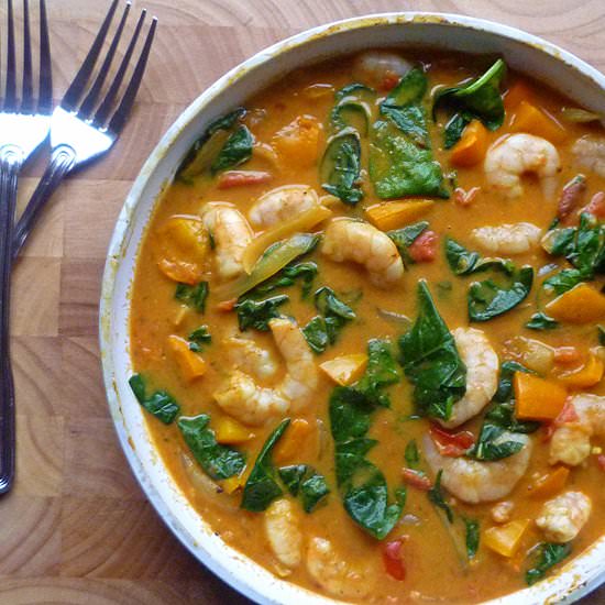 Coconut Prawn Curry