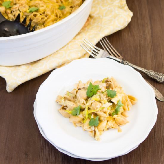 Chicken Mac and Cheese Casserole