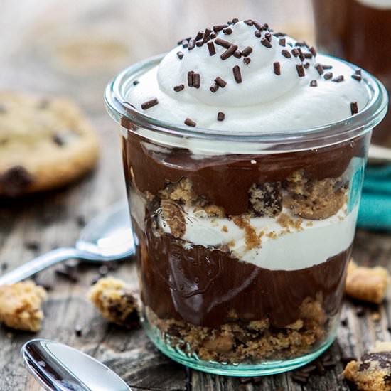 Chocolate Chip Cookie Parfaits