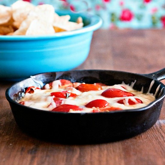 Tomato Basil Queso