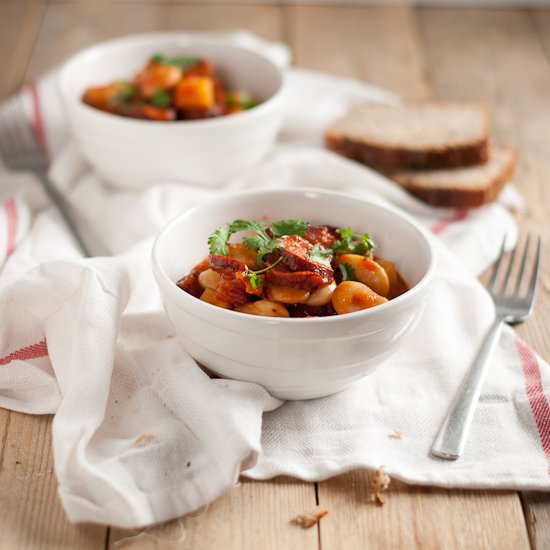 Beans with Spicy Chorizo