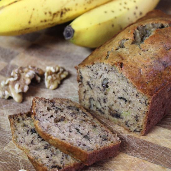 Mini Caramelized Banana Nut Bread