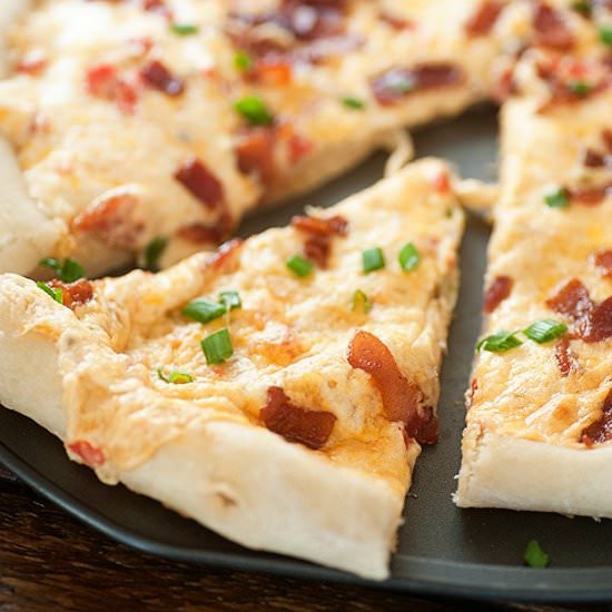 Pimento Cheese & Bacon Pizza