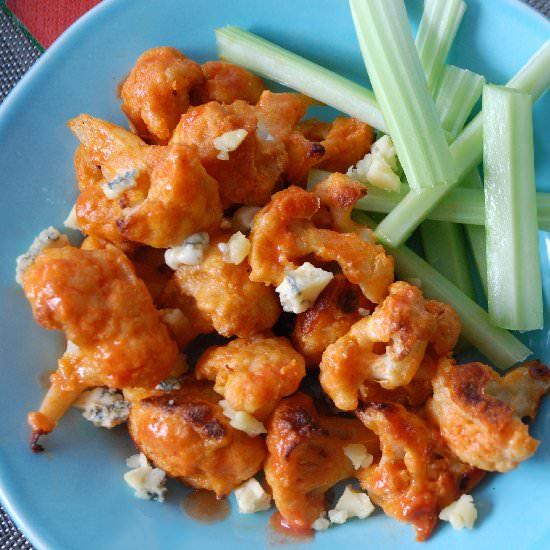 Buffalo Cauliflower Bites