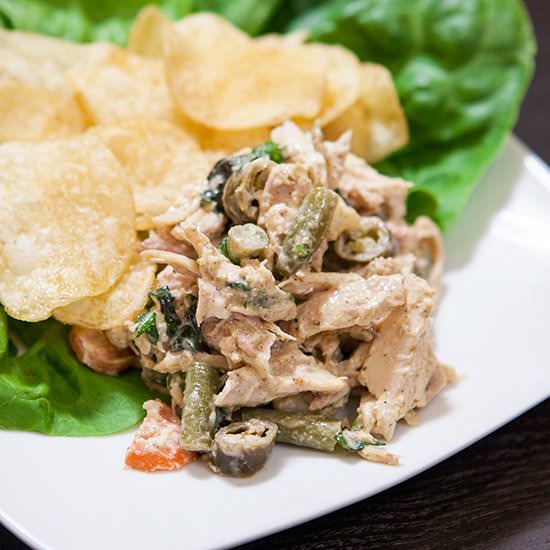 Chicken Salad with Pickled Veggies