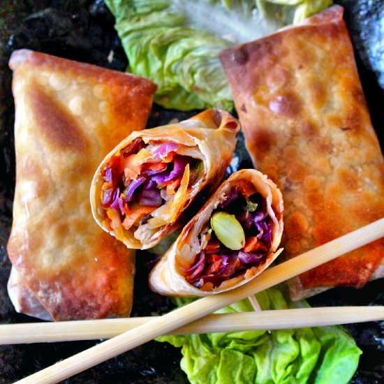 Baked Veggie Egg Rolls
