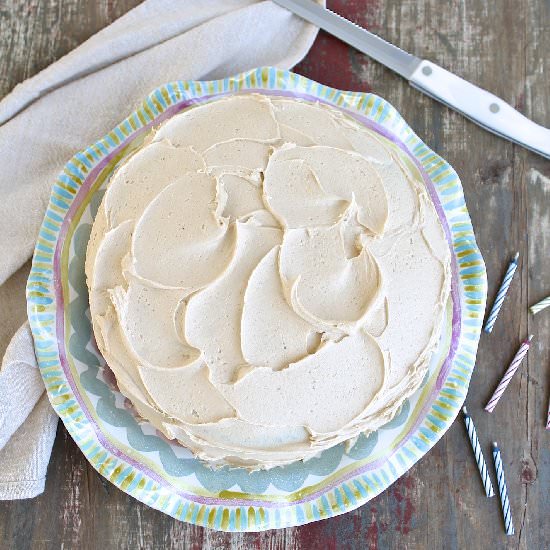 Cocoa Cake with PB Frosting