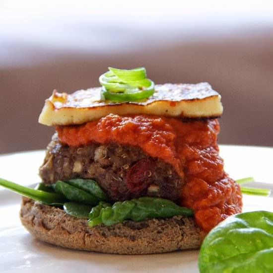 Quinoa & Goji Berry Beef Burgers