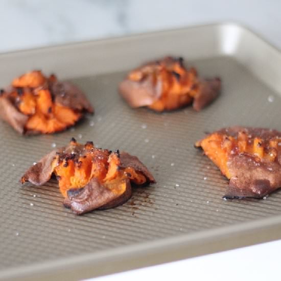 Smashed Sweet Potatoes