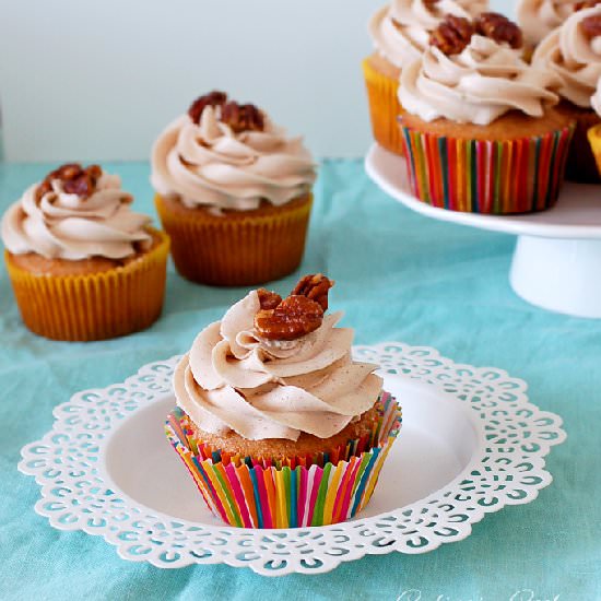 Maple Pecan French Toast Cupcakes