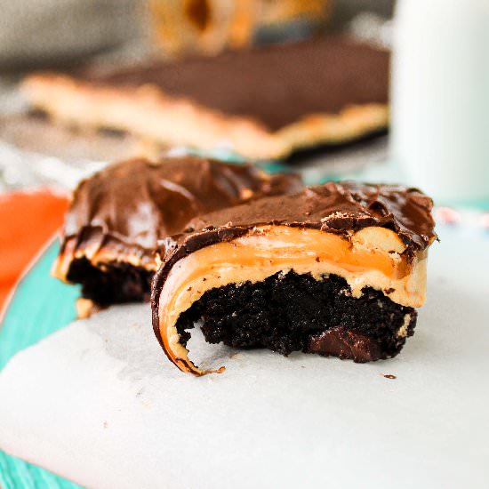 Snickers Brownie Bars