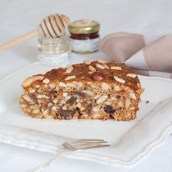 Spiced Cake With Dried Fruit & Honey