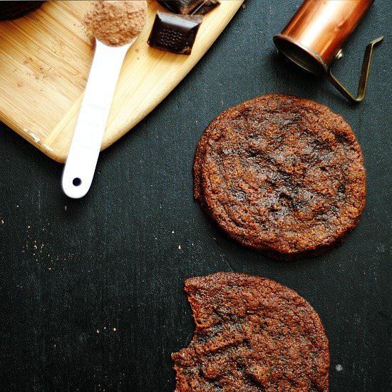 Chocolate Ginger Molasses Cookies